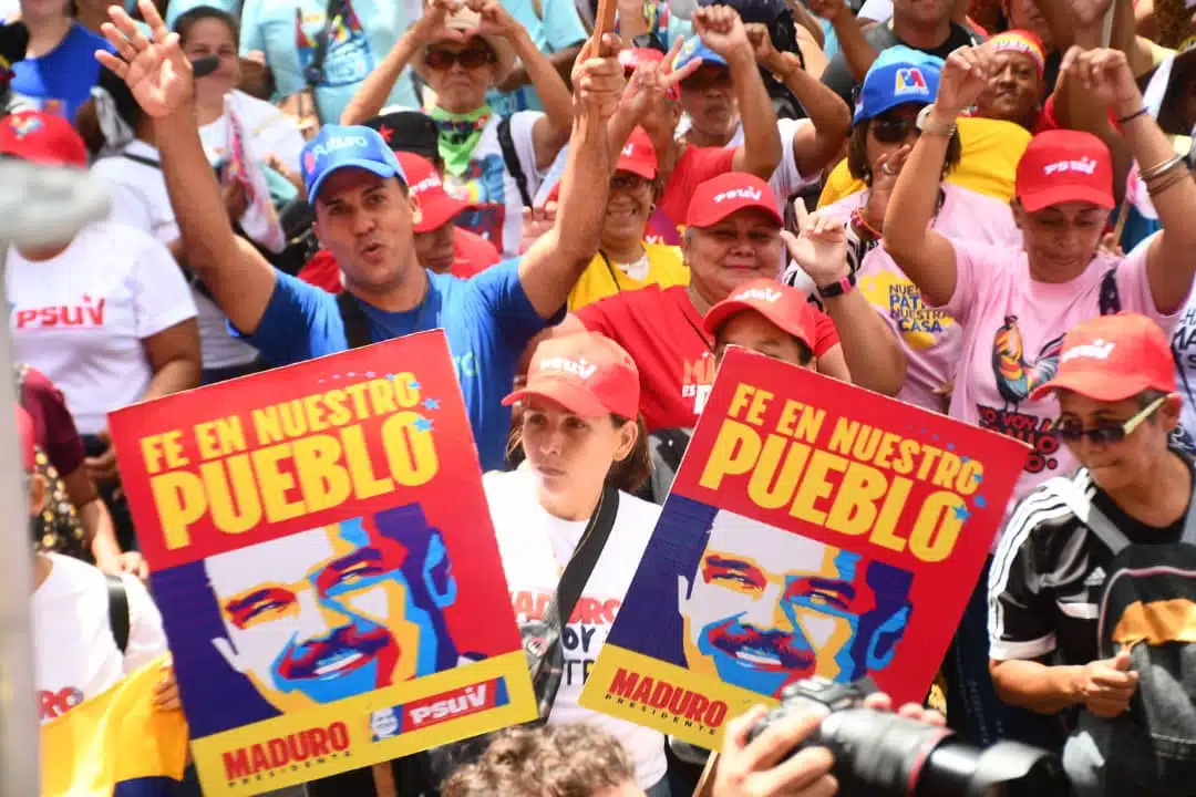 Las fotos y videos del cierre de campaña de Maduro en Caracas QUE